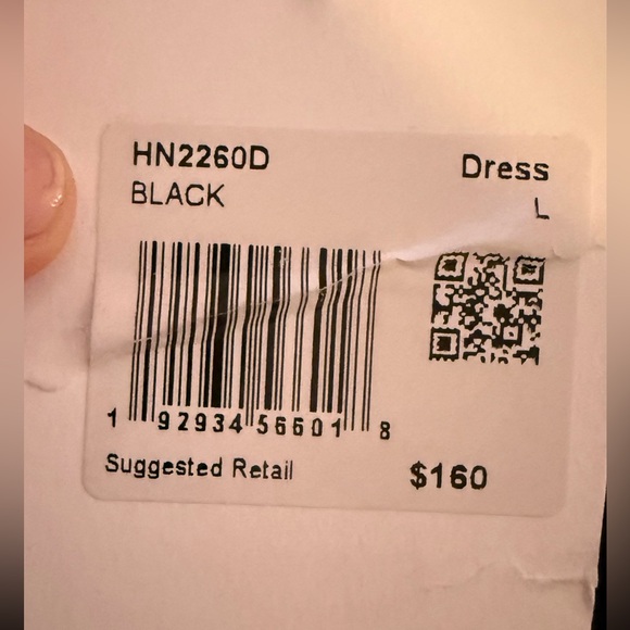 Endless Rose Black Ribbed Button Front Mini Dress | NWT | Sold Out Size Large - Picture 8 of 8